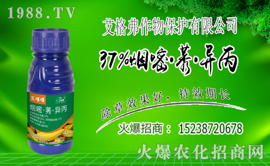 1988.TV喜迎新盟友,艾格弗作物保護(hù)開啟網(wǎng)絡(luò)招商新征程!