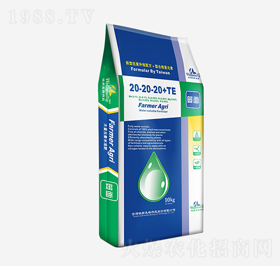 ����Ԫ��ˮ�ܷ�20-20-20+TE �t��222 �����r�I(y��)