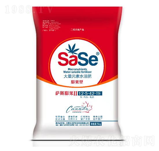 膨果型大量元素水溶肥12-5-42+TE-北薩農業(yè)