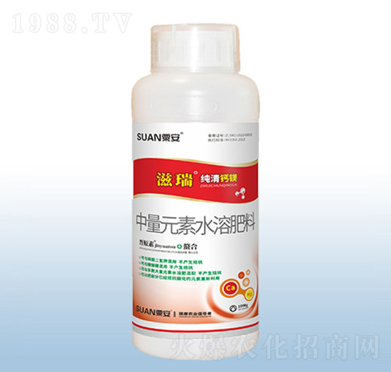 中量元素水溶肥料-滋瑞純清鈣鎂（1000g）-粟安