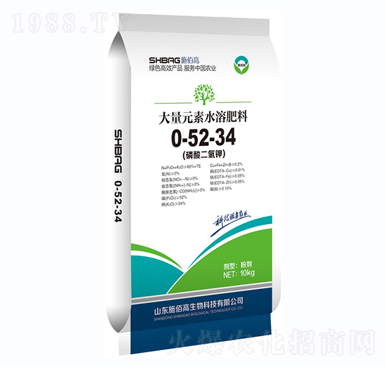 10kg����Ԫ��ˮ�ܷʣ��������⛣�0-52-34-ʩ�۸�