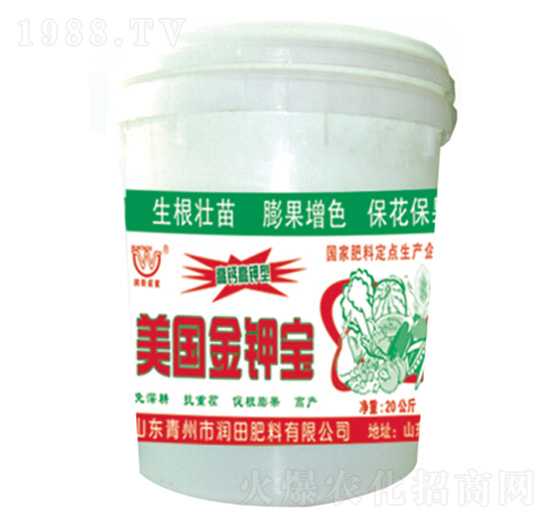 高鈣高鉀型美果金鉀寶-潤田肥料