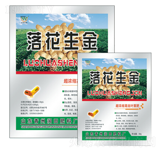 花生專用葉面肥-落花生金-潤田肥料