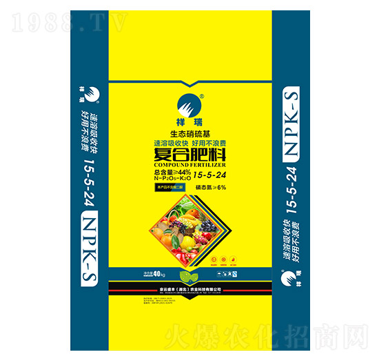 生態(tài)硝硫基復(fù)合肥料15-5-24-京云盛豐