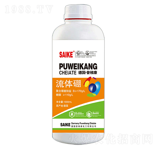 1000ml流體硼-賽克-臺達(dá)肥業(yè)