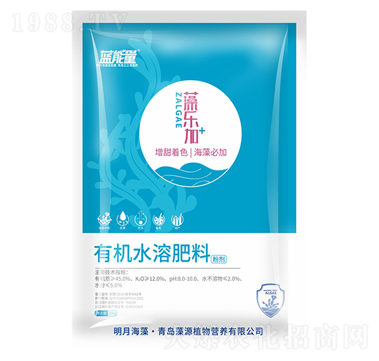 有機(jī)水溶肥料-藻樂加-藍(lán)能量-藻源植物
