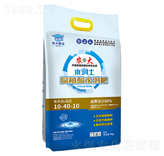 水潤土腐植酸滴灌肥10-40-10-農大肥業(yè)