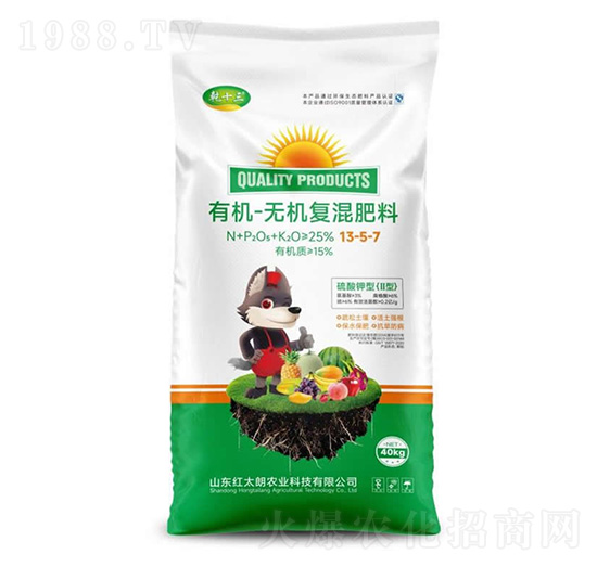 有機(jī)無機(jī)復(fù)混肥料13-5-7-乾十三-紅太朗農(nóng)業(yè)