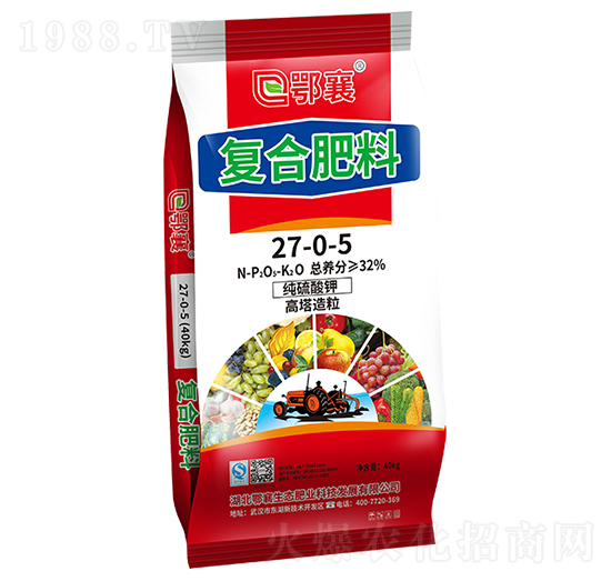 高塔純硫酸鉀復合肥27-0-5-鄂襄