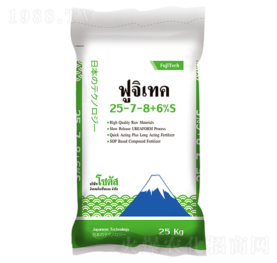 復合肥料25-7-8+6%S（馬來西亞、澳大利亞、泰國）-住商肥料