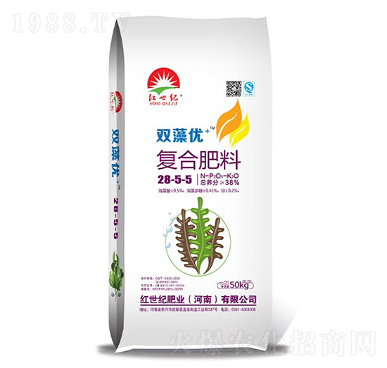 雙藻優(yōu)+復(fù)合肥料28-5-5-紅世紀(jì)