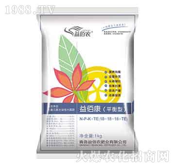 1kg大量元素水溶性葉面肥18-18-18+TE-益佰康-益佰農