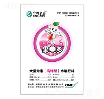 高鉀型大量元素水溶肥料-果美多-農(nóng)之友