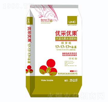 大量元素水溶肥17-17-17+海藻-優(yōu)采優(yōu)果-中墾農(nóng)恩