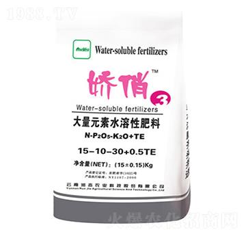大量元素水溶肥15-10-30+0.5TE-嬌俏-潤杰農(nóng)科
