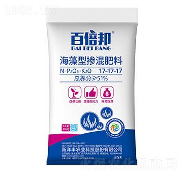 40kg海藻型摻混肥料17-17-17-百倍邦-樂開懷