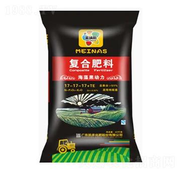 海藻黑動力復(fù)合肥料17-17-17+TE-美納斯-凱多化肥