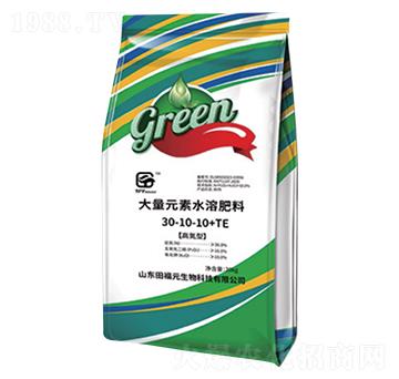 20kg大量元素水溶肥料30-10-10+TE-福元生物